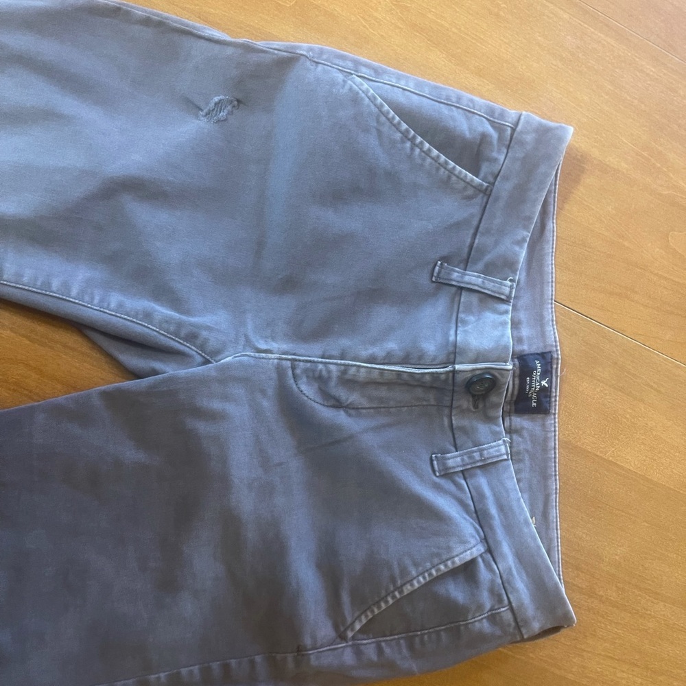 American Eagle blue khaki